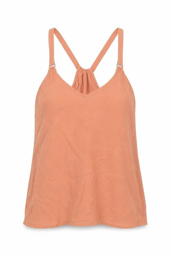 New Look Womens Orange   Basic Tank Size 8