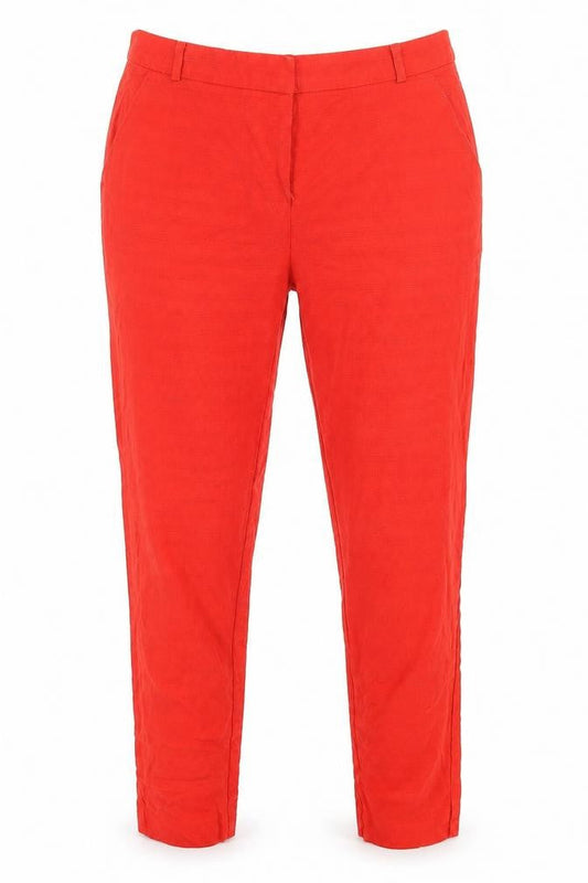 George Womens Red   Trousers  Size 10 L27 in