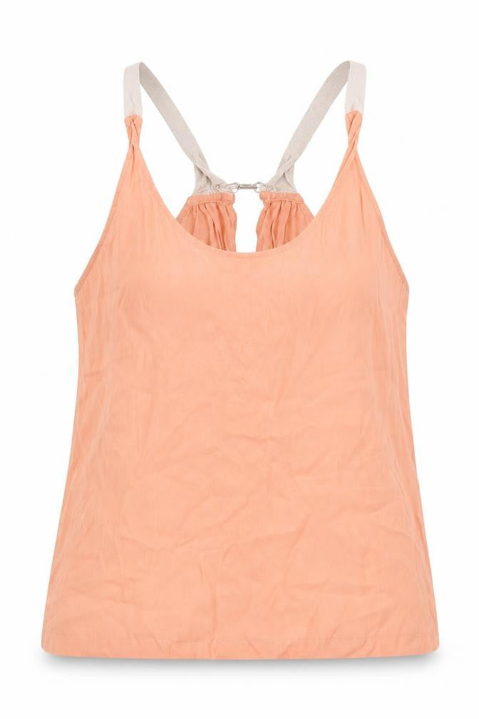 Topshop Womens Orange   Basic Tank Size 8