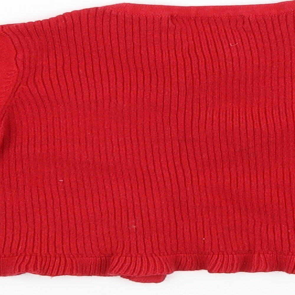 Mayoral Baby Red   Cardigan Jumper