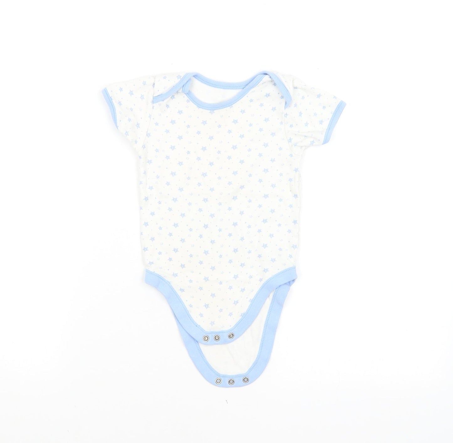 George Baby White Geometric  Babygrow One-Piece Size 18-24 Months