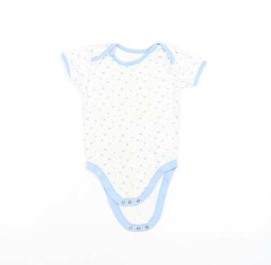 George Baby White Geometric  Babygrow One-Piece Size 18-24 Months