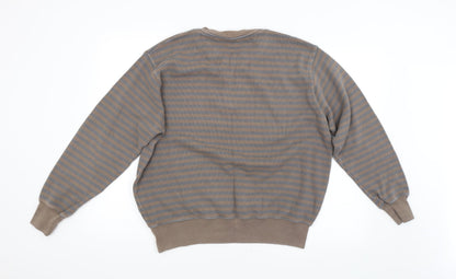 Thomas Bell Mens Multicoloured Striped  Pullover Jumper Size L