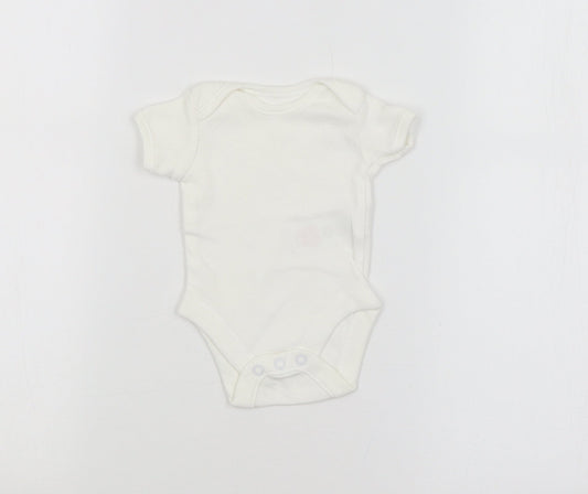 F&F Baby White   Babygrow One-Piece Size 0-3 Months
