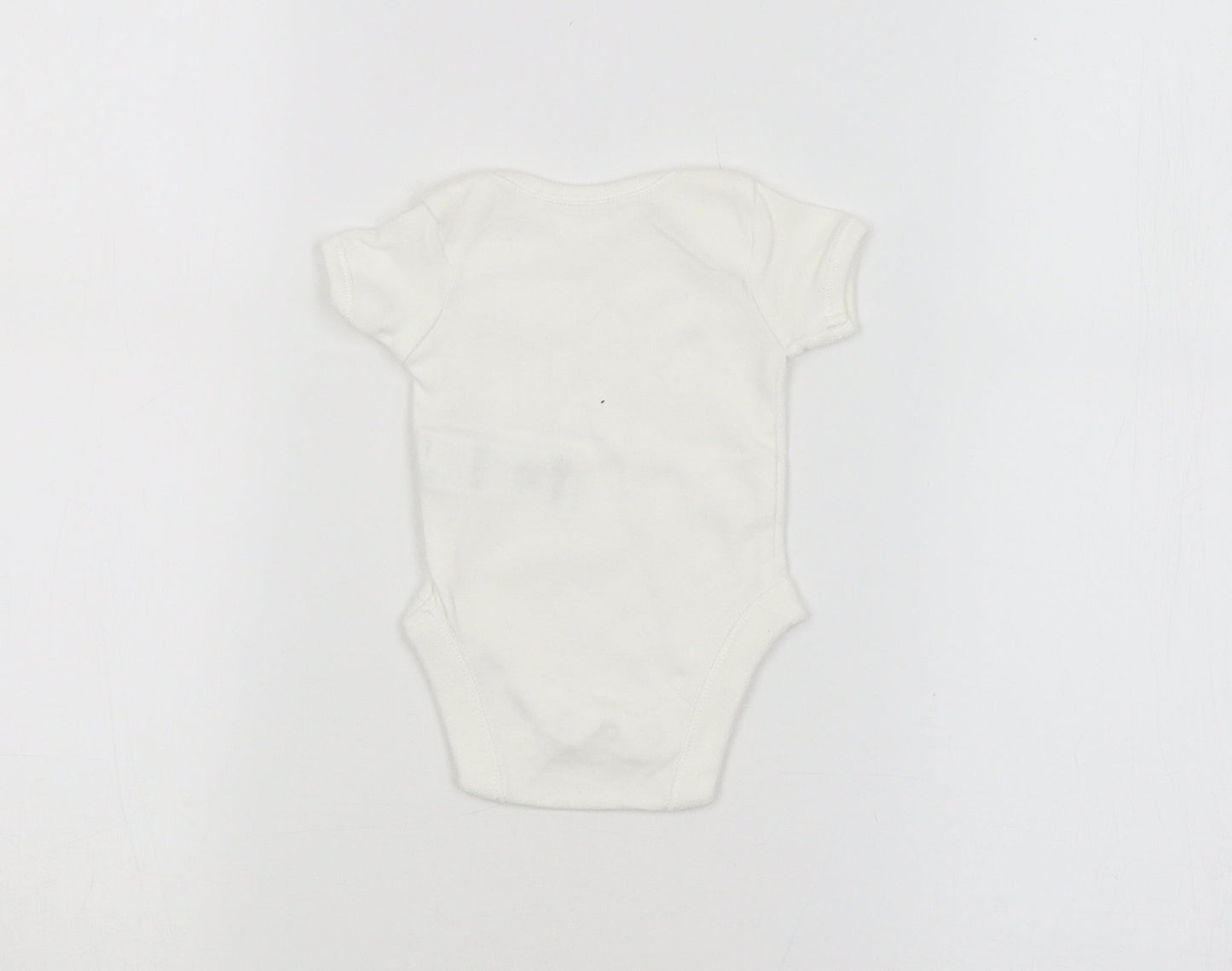F&F Baby White   Babygrow One-Piece Size 0-3 Months