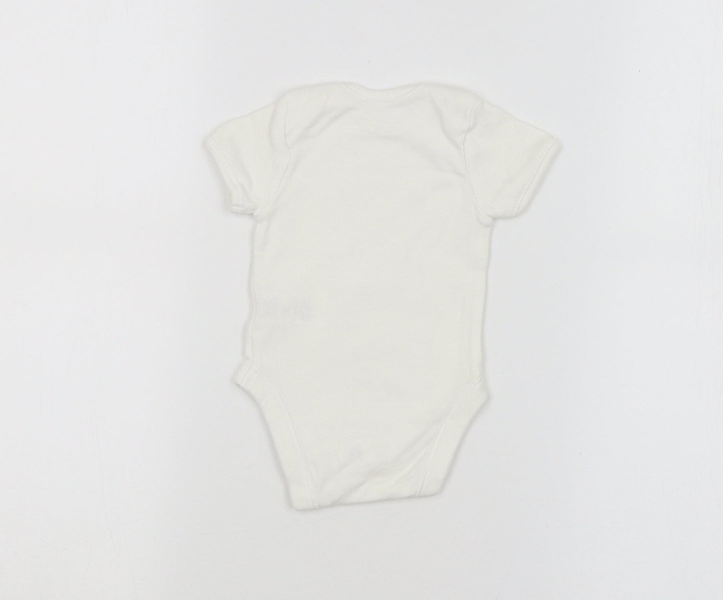 F&F Baby White   Babygrow One-Piece Size 0-3 Months