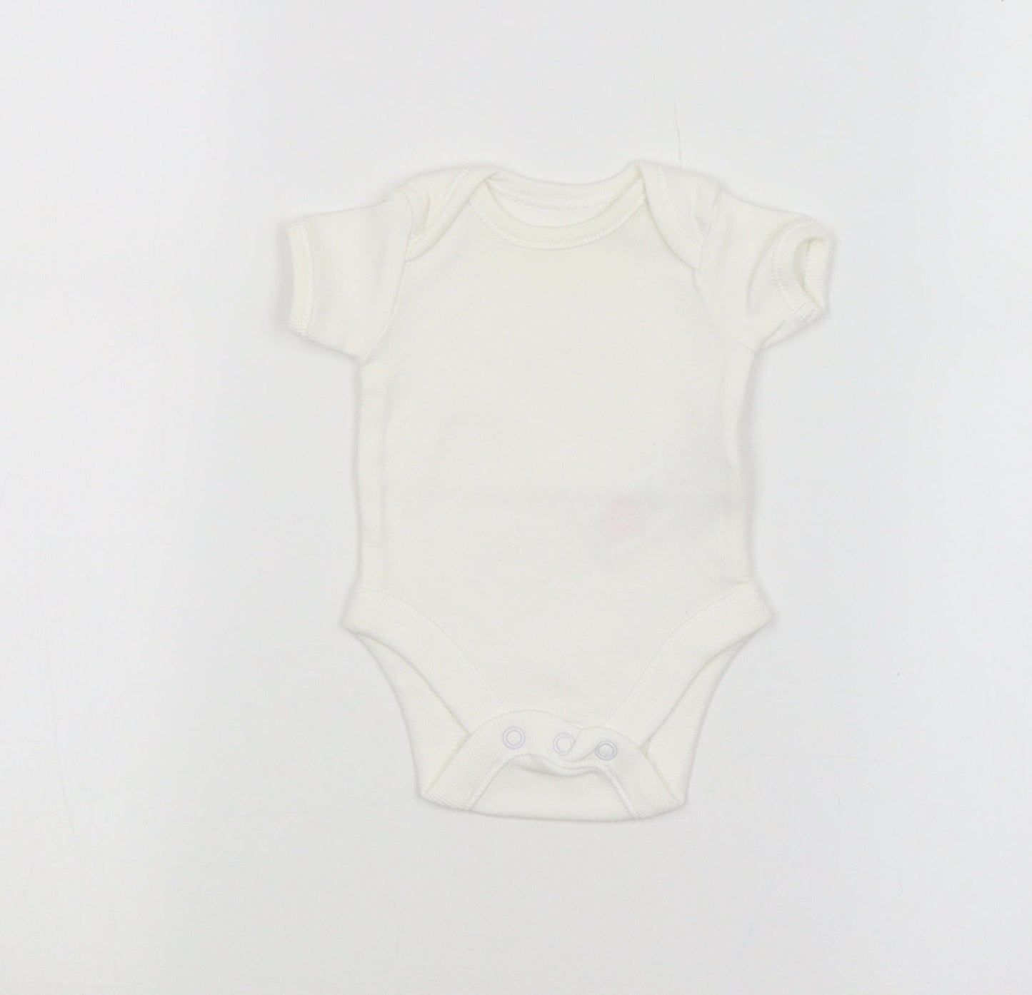 F&F Baby White   Babygrow One-Piece Size 0-3 Months