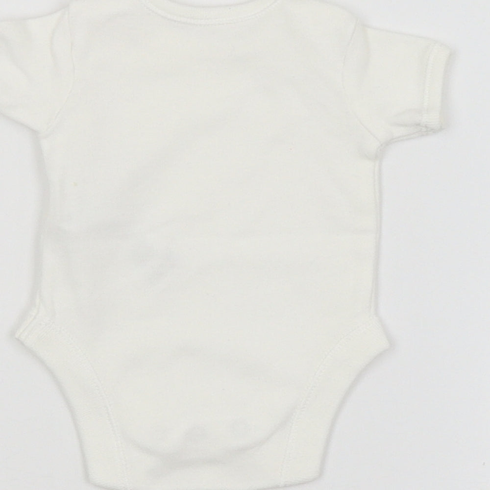F&F Baby White   Babygrow One-Piece Size 0-3 Months