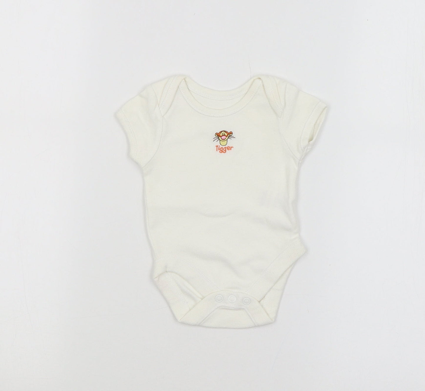 Disney Baby White   Babygrow One-Piece Size 0-3 Months  - TIGGER