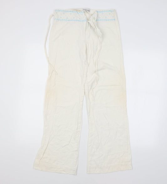 FRANSA Womens White   Trousers   L28 in