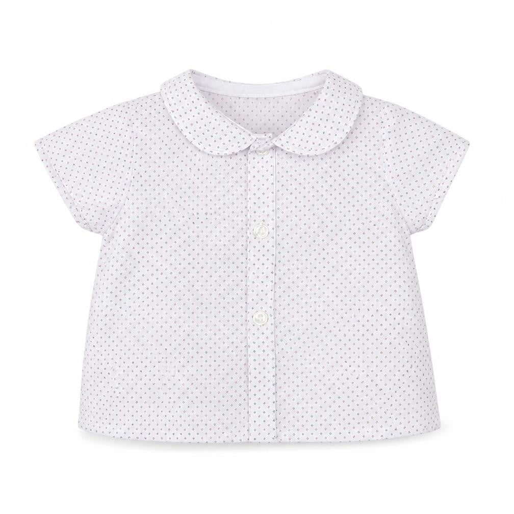 babyFurr Baby Multicoloured Polka Dot  Basic Button-Up Size 6-9 Months