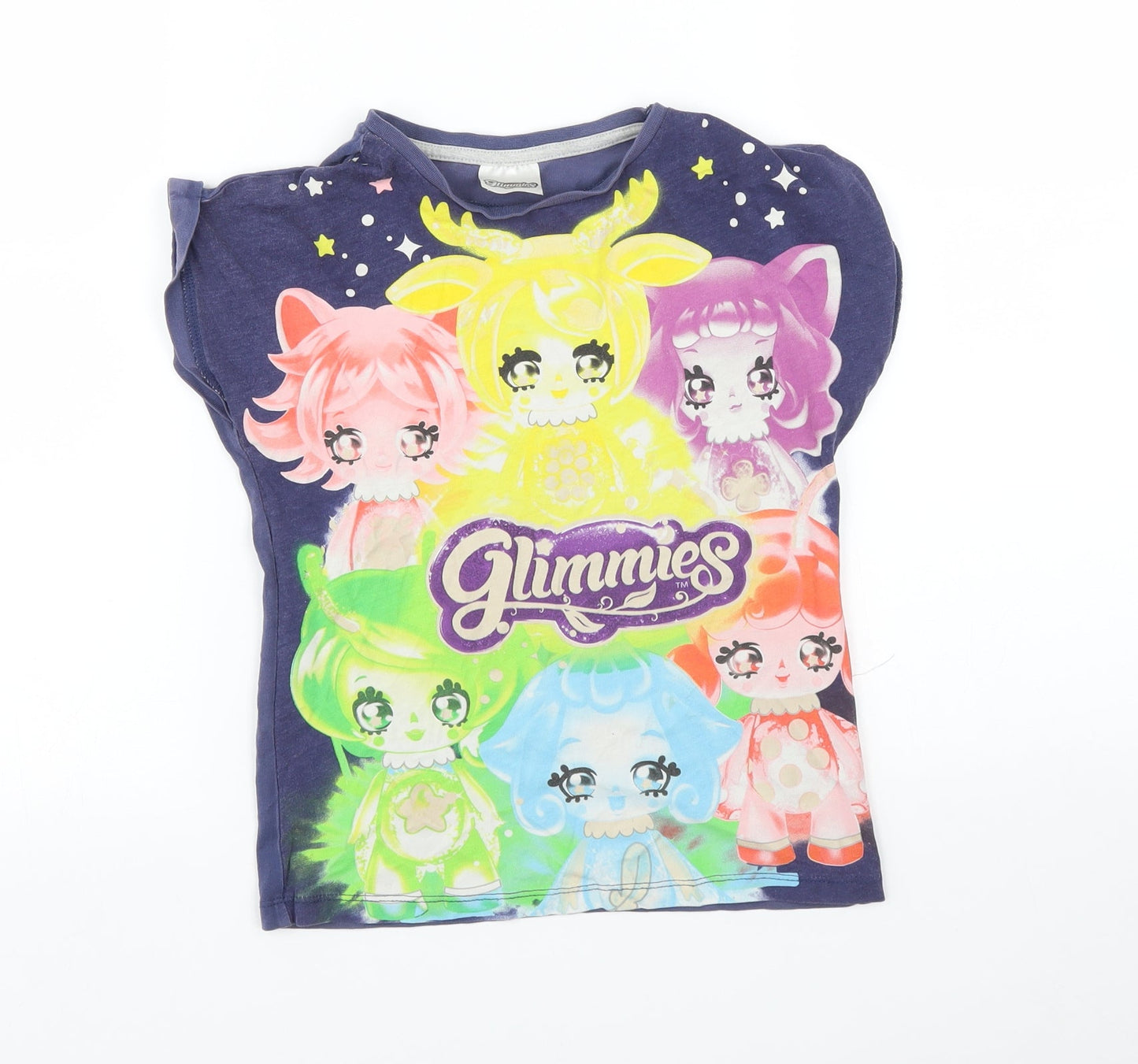 George Girls Multicoloured   Basic T-Shirt Size 7-8 Years  - glimmies