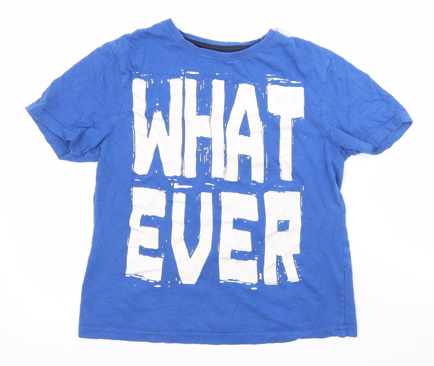 Rebel Boys Blue   Basic T-Shirt Size 9-10 Years  - Whatever