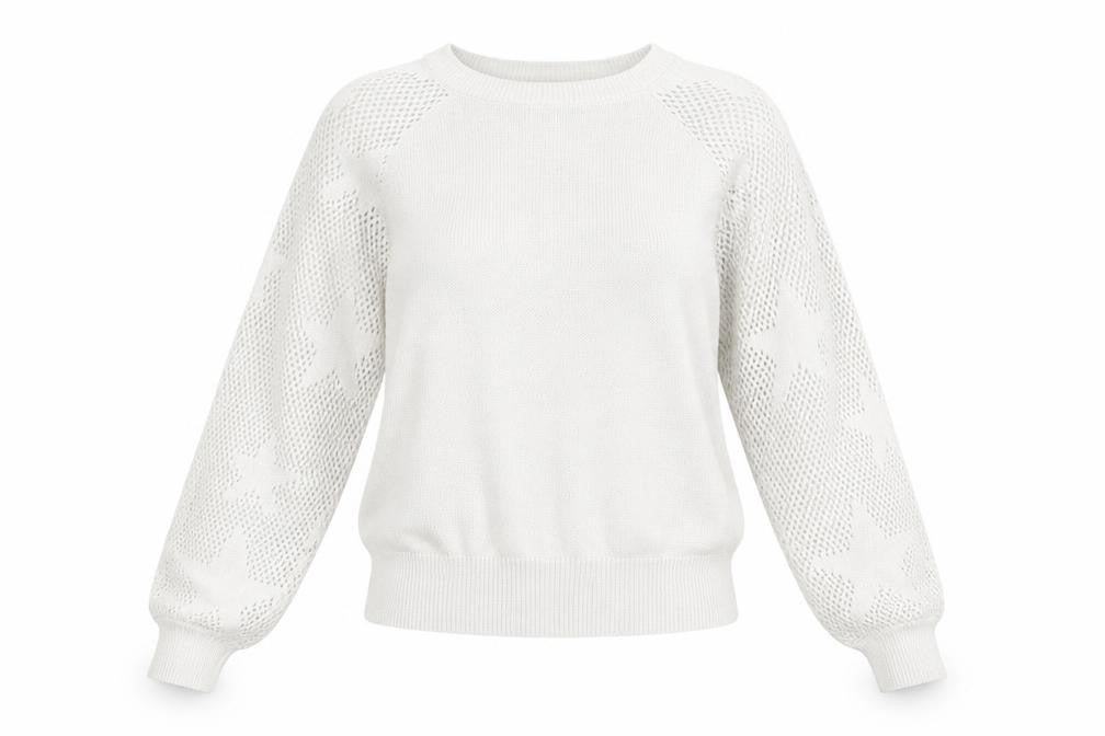 Marks & Spencer Womens White   Pullover Jumper Size S