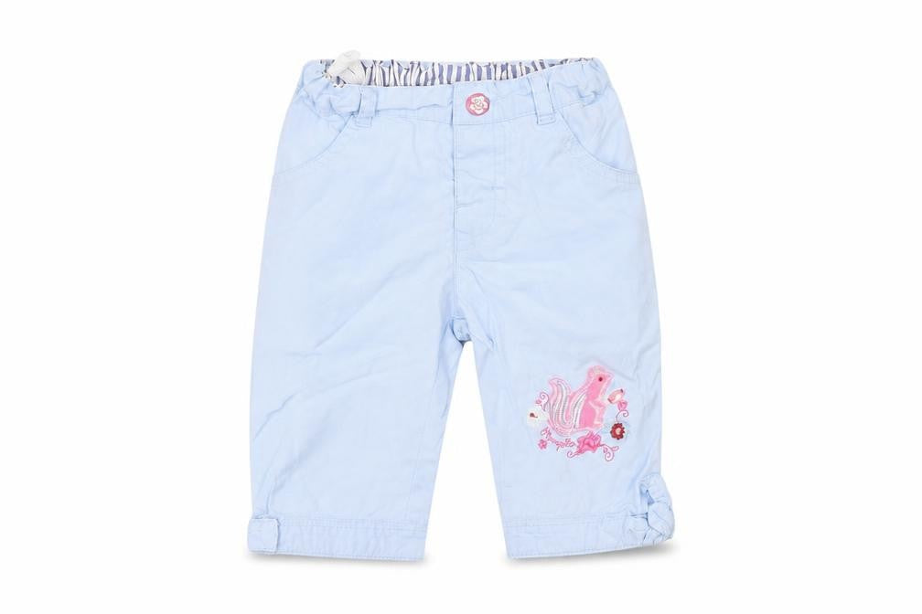 pompolina Baby Blue   Capri Trousers Size 12 Months