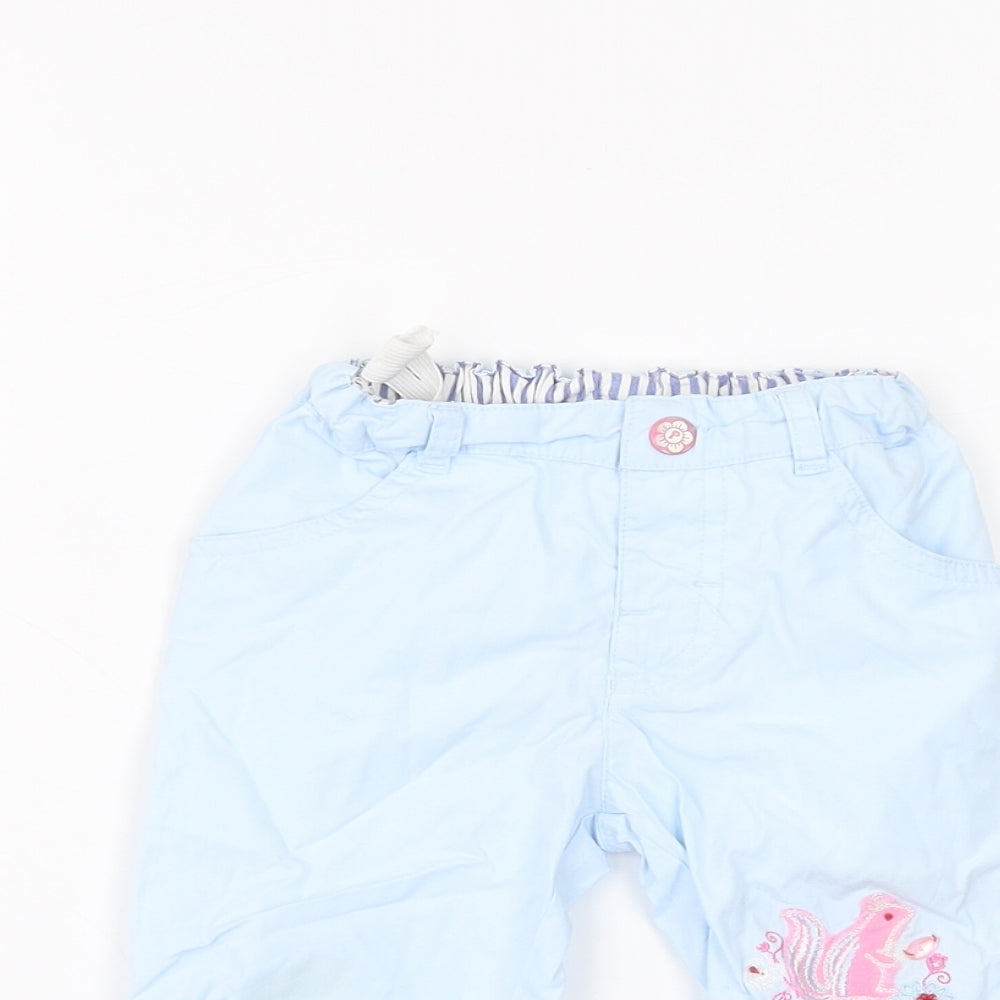 pompolina Baby Blue   Capri Trousers Size 12 Months