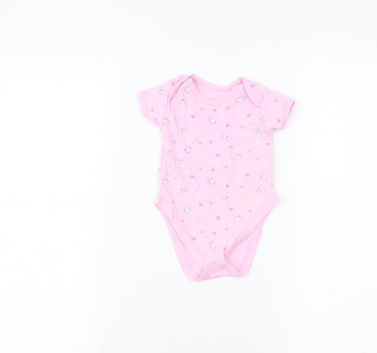 George Baby Pink   Babygrow One-Piece Size 0-3 Months