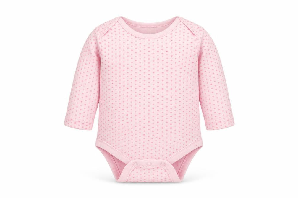 TU Baby Pink Polka Dot  Babygrow One-Piece Size 0-3 Months