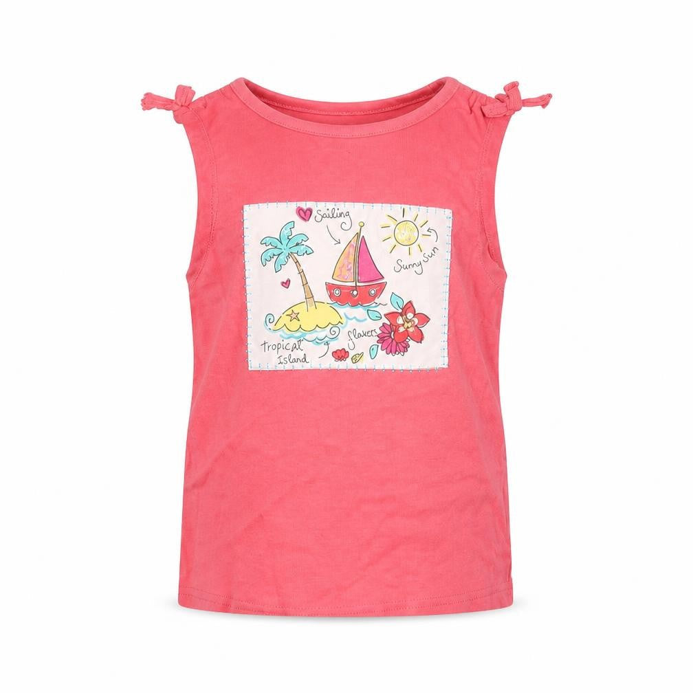 Cherokee Girls Pink   Basic T-Shirt Size 4-5 Years