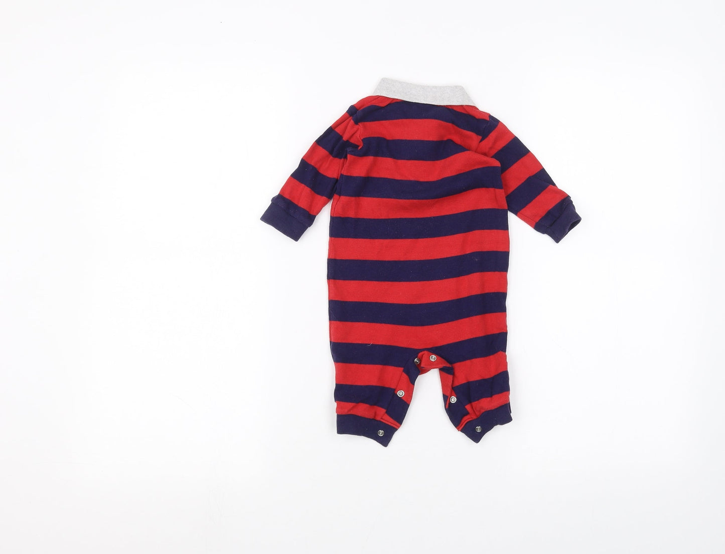 F&F Baby Red Striped  Babygrow One-Piece Size 3-6 Months