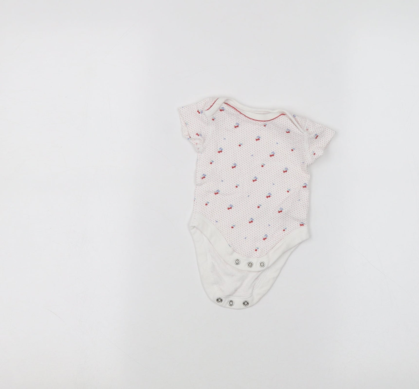 Junior j Baby White   Babygrow One-Piece Size 0-3 Months