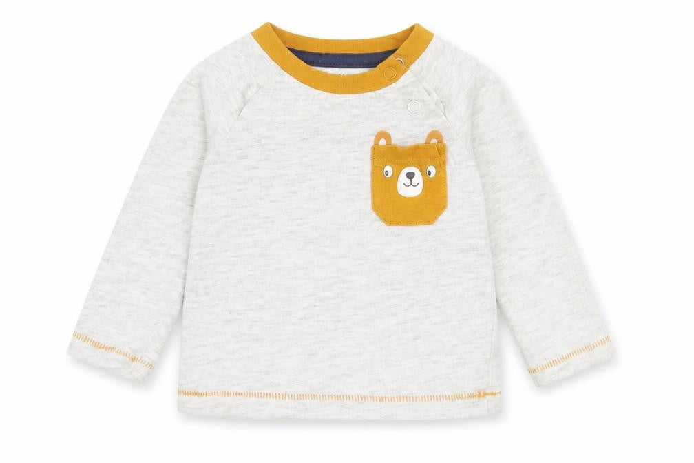 Primark Baby Grey   Basic T-Shirt Size 6-9 Months