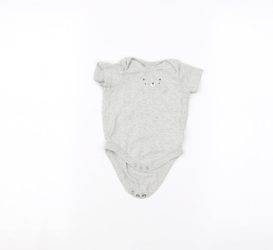 F&F Baby Grey   Babygrow One-Piece Size 3-6 Months
