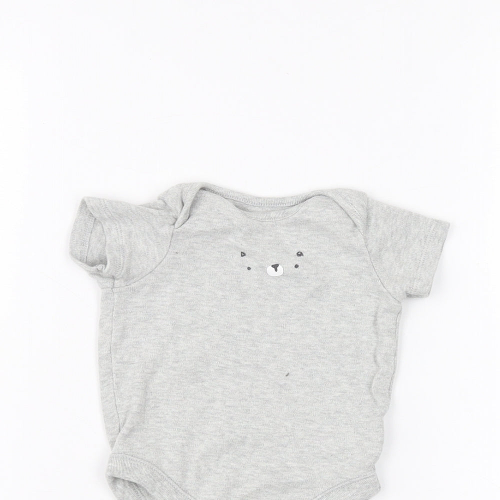 F&F Baby Grey   Babygrow One-Piece Size 3-6 Months