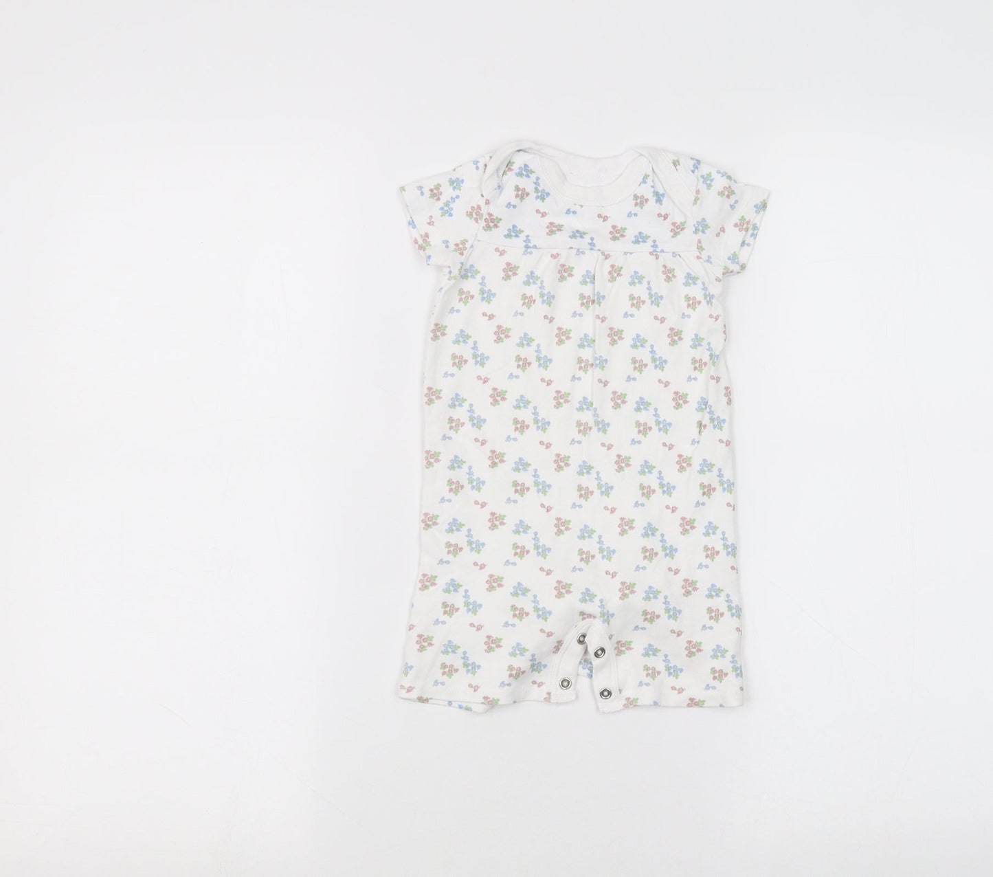 lily & dan Baby White   Babygrow One-Piece Size 12-18 Months