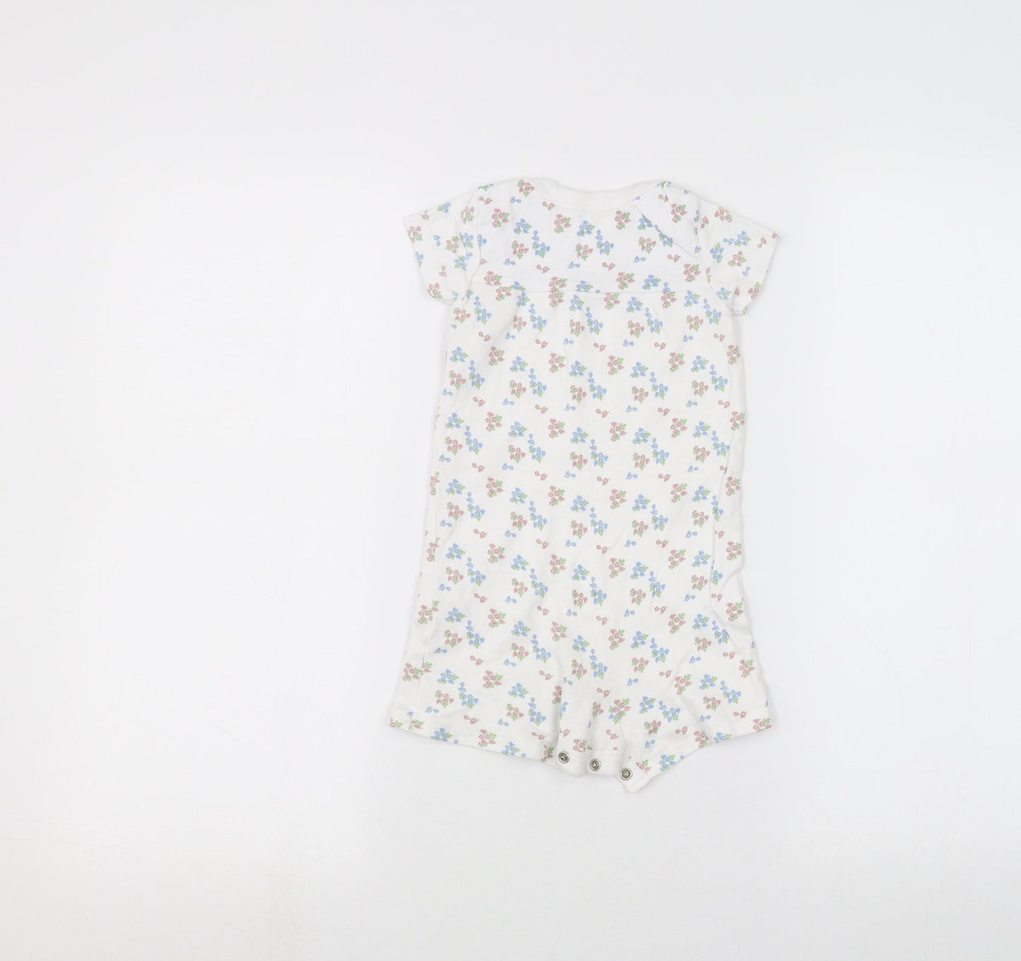 lily & dan Baby White   Babygrow One-Piece Size 12-18 Months