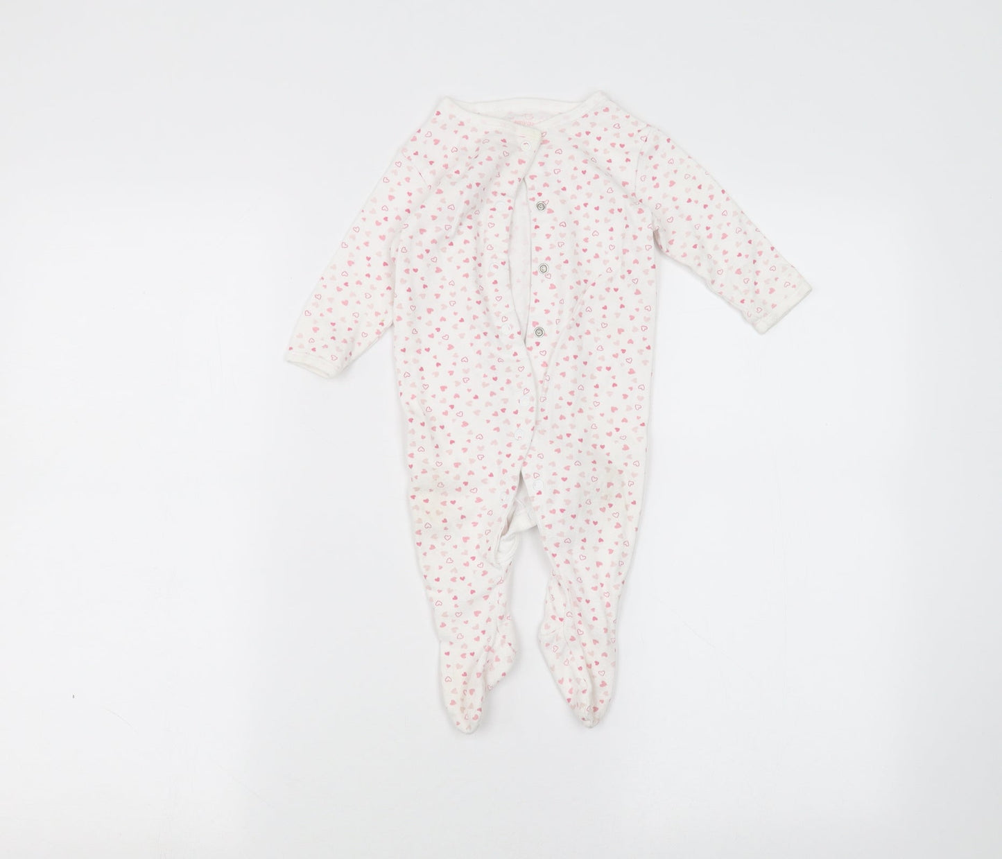 Earlydays Baby White   Coverall One-Piece Size 3-6 Months