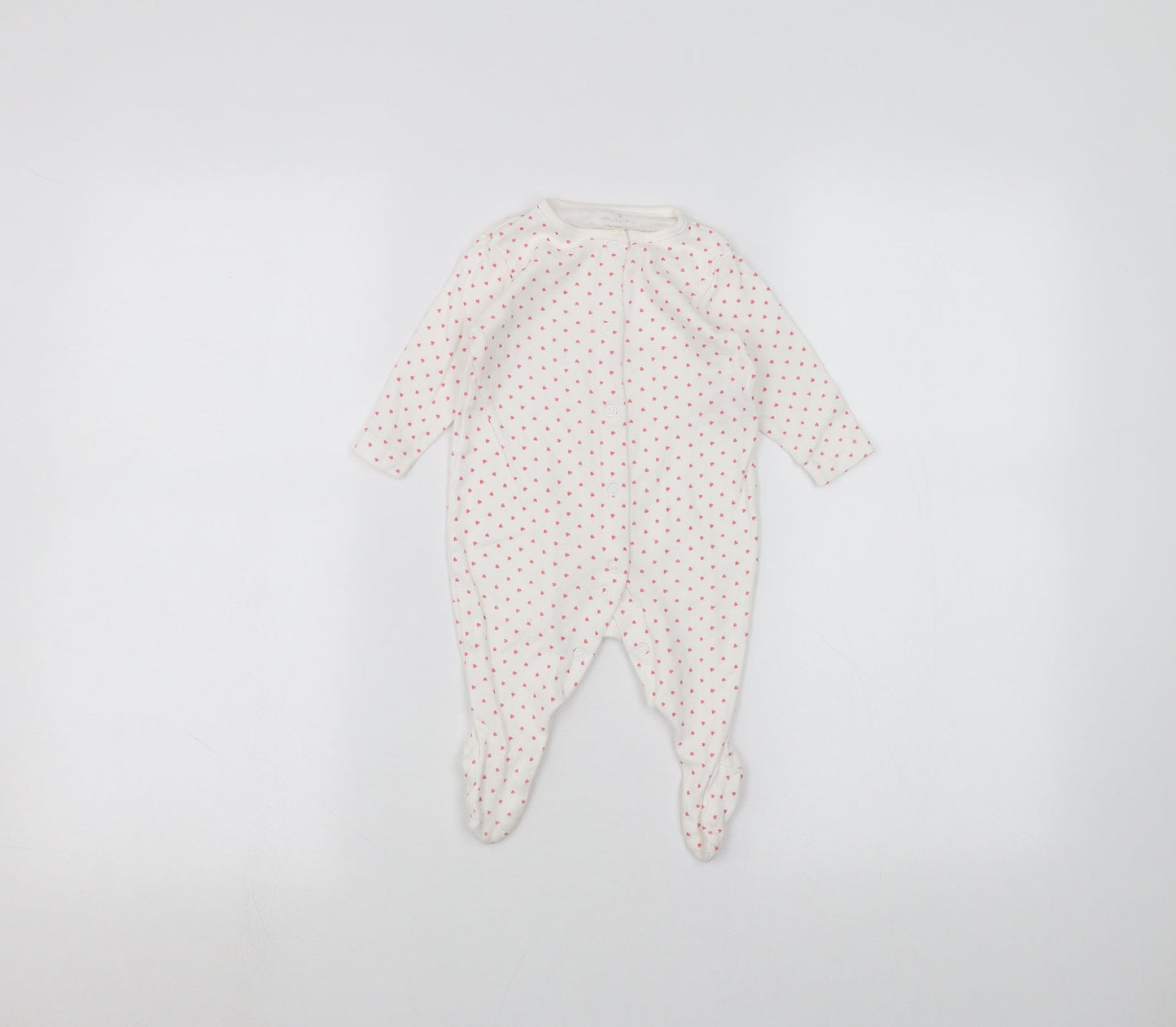 Earlydays Baby White Polka Dot  Coverall One-Piece Size 3-6 Months