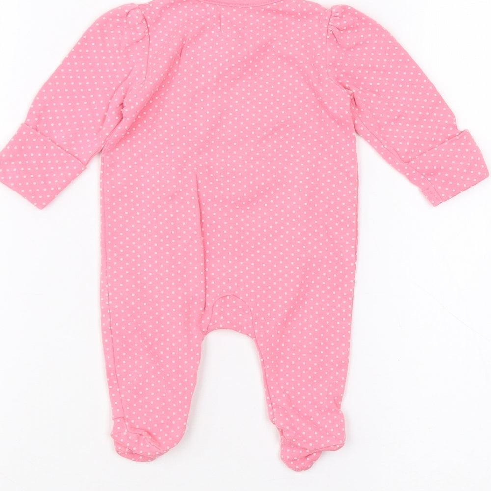 George Baby Orange Polka Dot  Coverall One-Piece Size 0-3 Months
