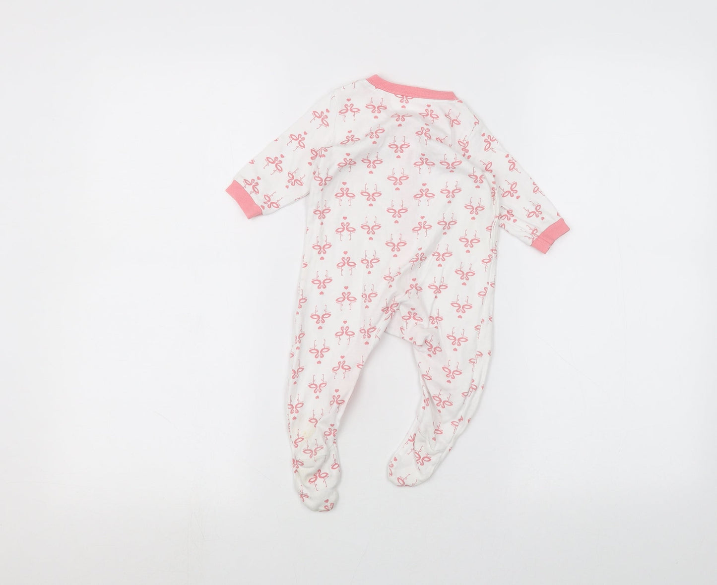 lily & dan Baby White   Coverall One-Piece Size 3-6 Months
