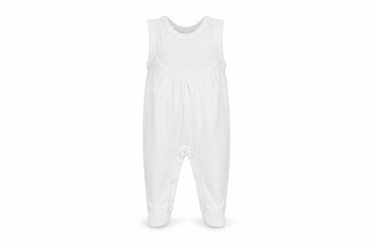 Gamex Baby White   Coverall One-Piece Size 6-9 Months
