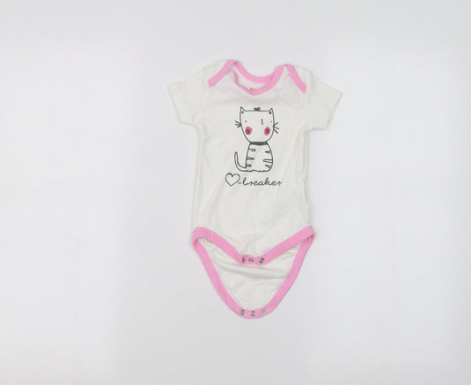 Lupilu Baby White   Coverall One-Piece Size 3-6 Months