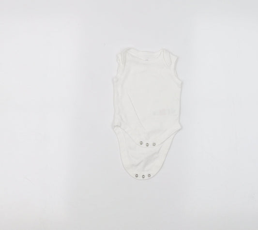 Earlydays Baby White   Coverall One-Piece Size 0-3 Months