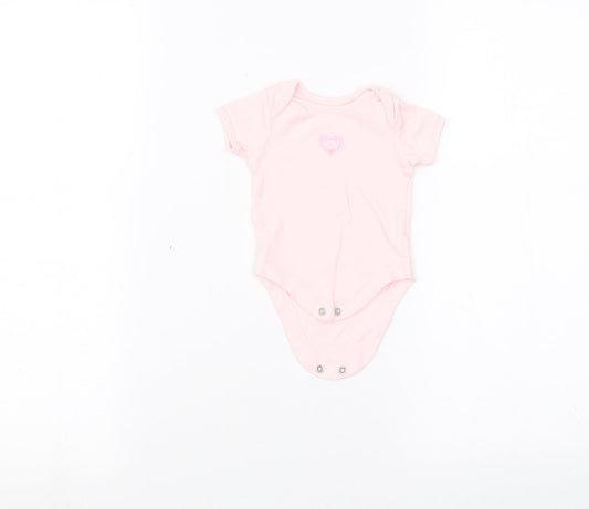 George Baby Pink   Babygrow One-Piece Size 0-3 Months