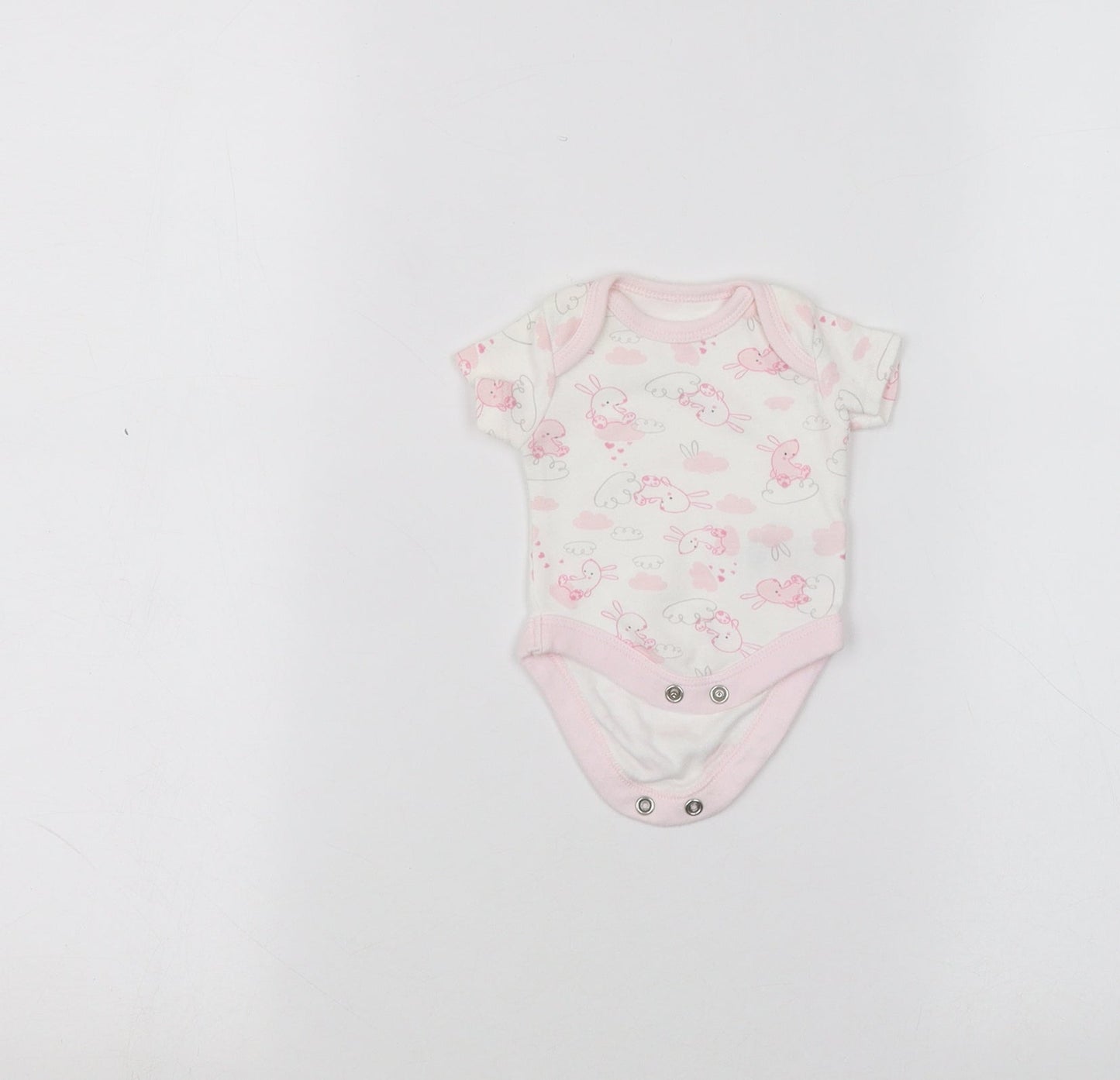Mothercare Baby White   Babygrow One-Piece Size 0-3 Months