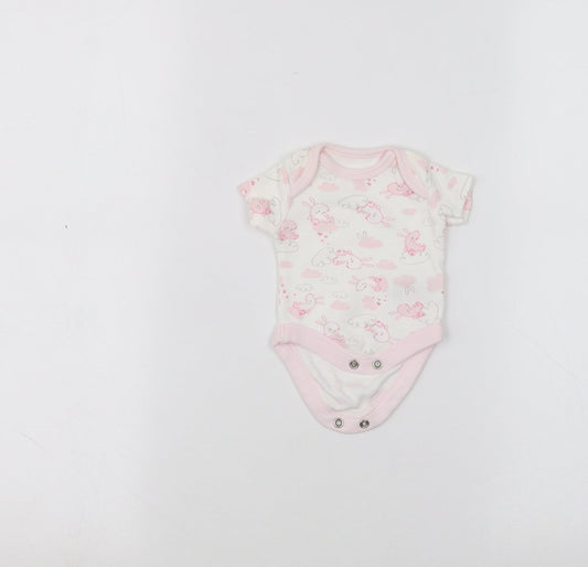 Mothercare Baby White   Babygrow One-Piece Size 0-3 Months