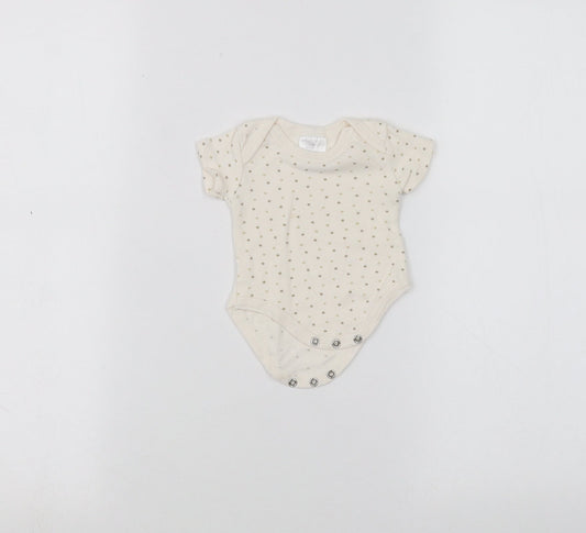 Preworn Baby White   Babygrow One-Piece Size 0-3 Months