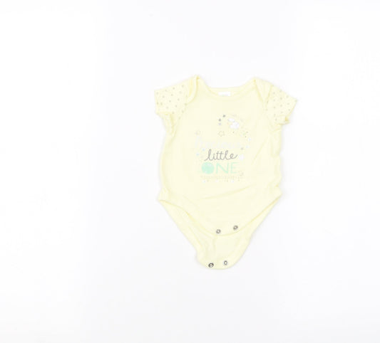 Mini Club Baby Yellow   Babygrow One-Piece Size 0-3 Months