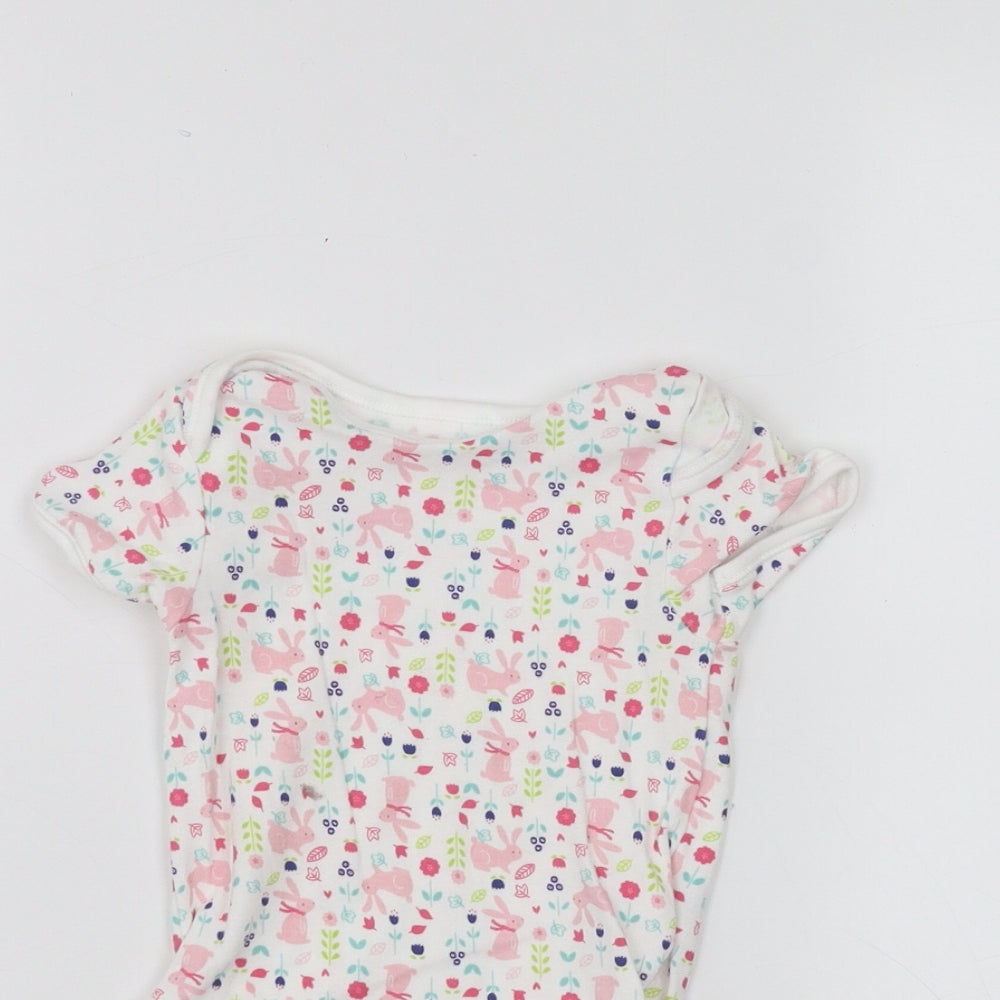 PEP&CO Baby White   Babygrow One-Piece Size 9-12 Months