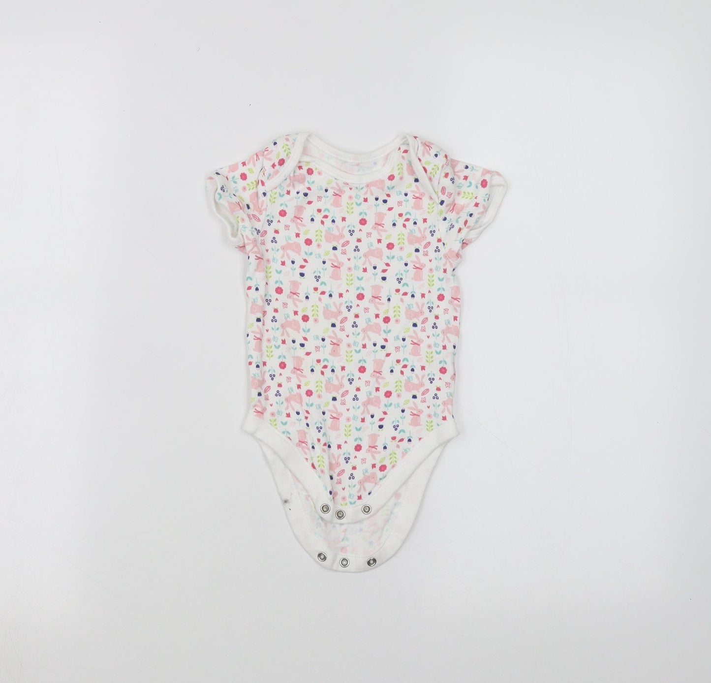 PEP&CO Baby White   Babygrow One-Piece Size 9-12 Months