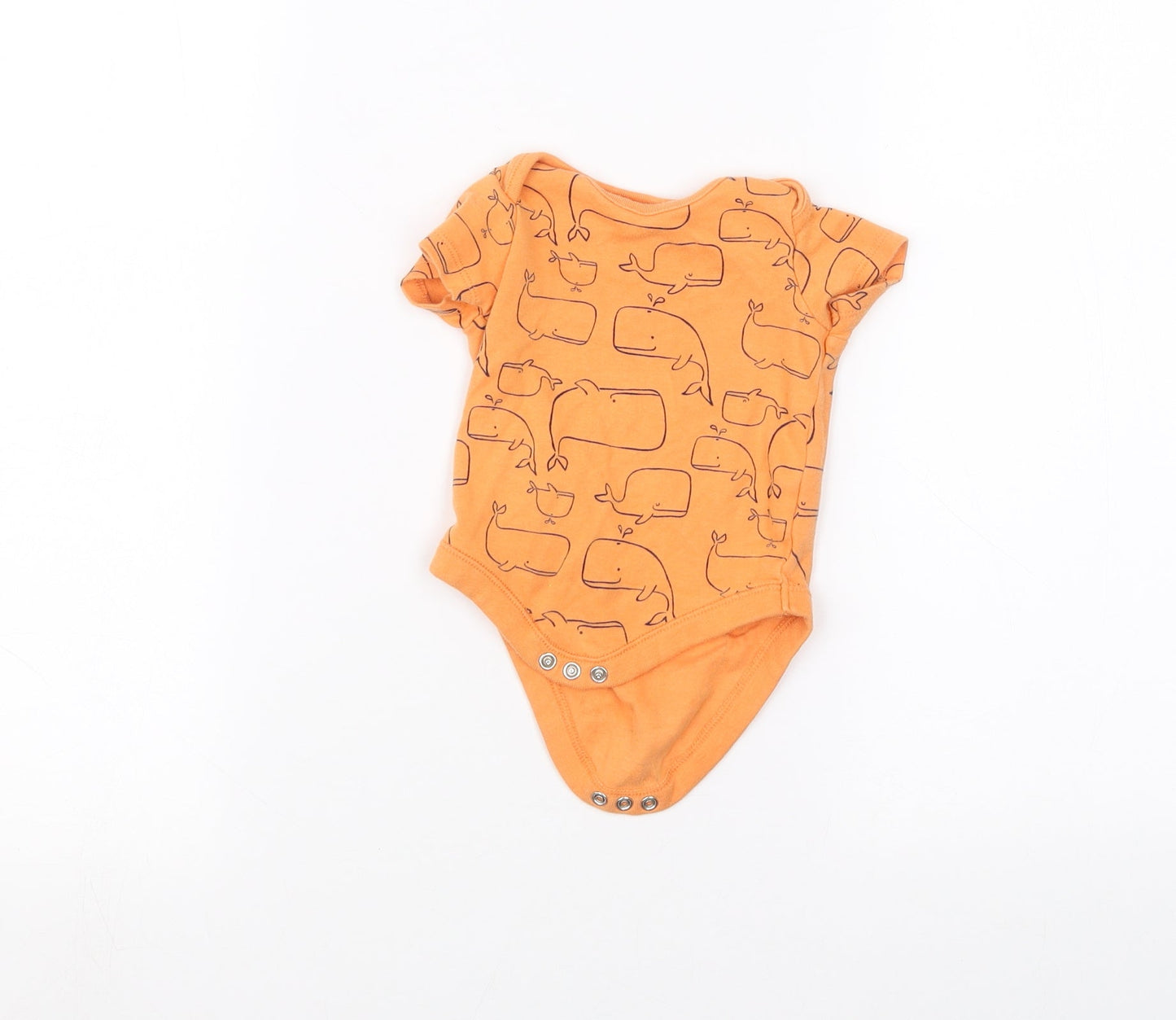 F&F Baby Orange   Babygrow One-Piece Size 3-6 Months