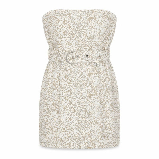 PRETTYLITTLETHING Womens White   A-Line  Size 8  - Belted