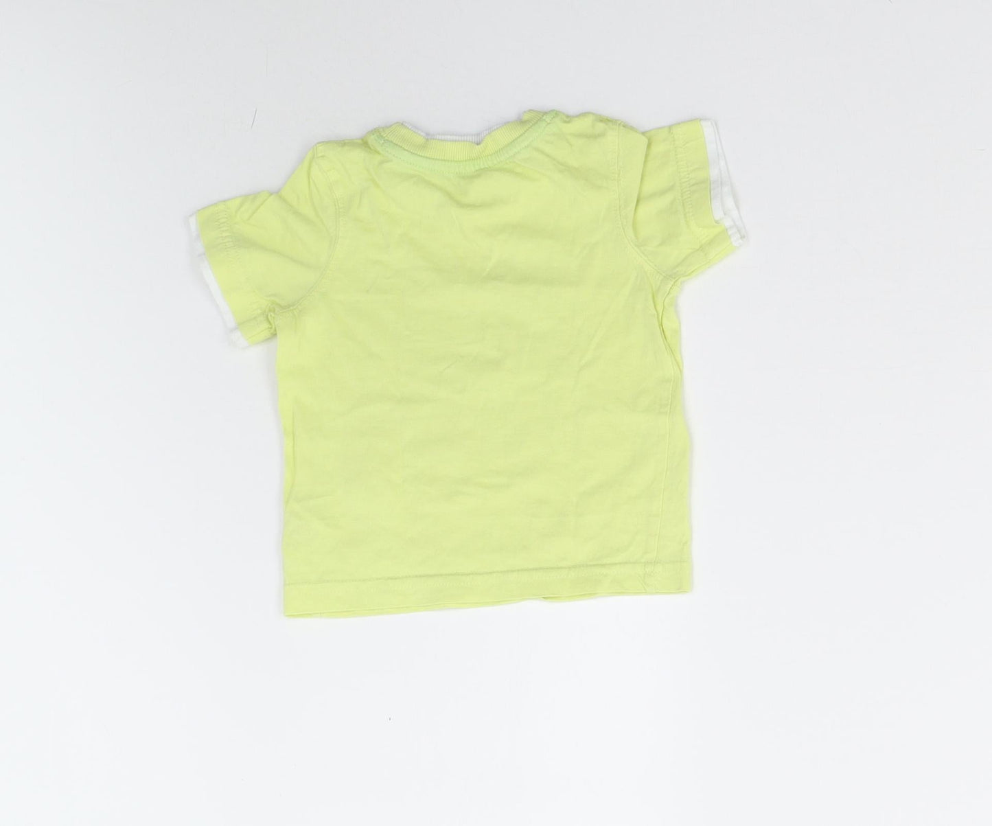 Mothercare Baby Yellow   Basic T-Shirt Size 9-12 Months