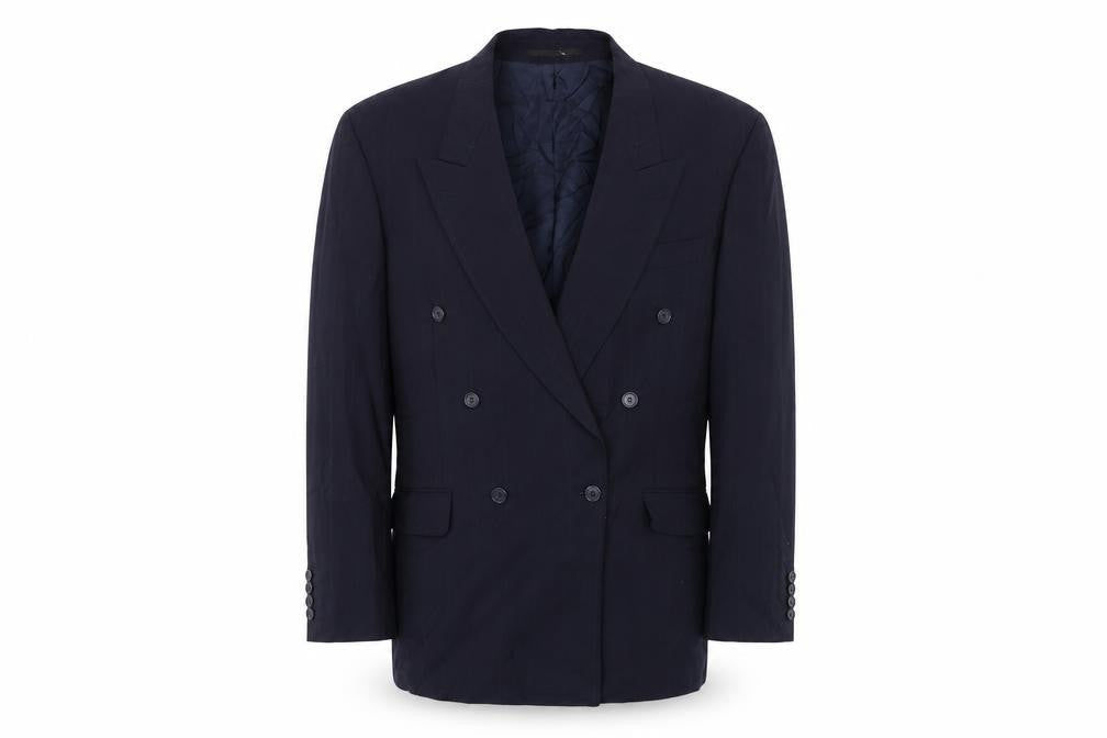 MODENA Mens Blue Striped  Jacket Suit Jacket Size 42
