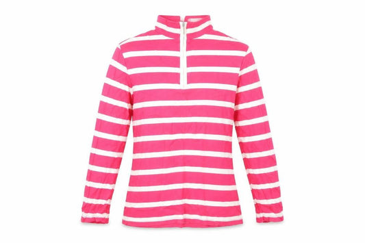 Damart Womens Pink Striped  Pullover Jumper Size 10