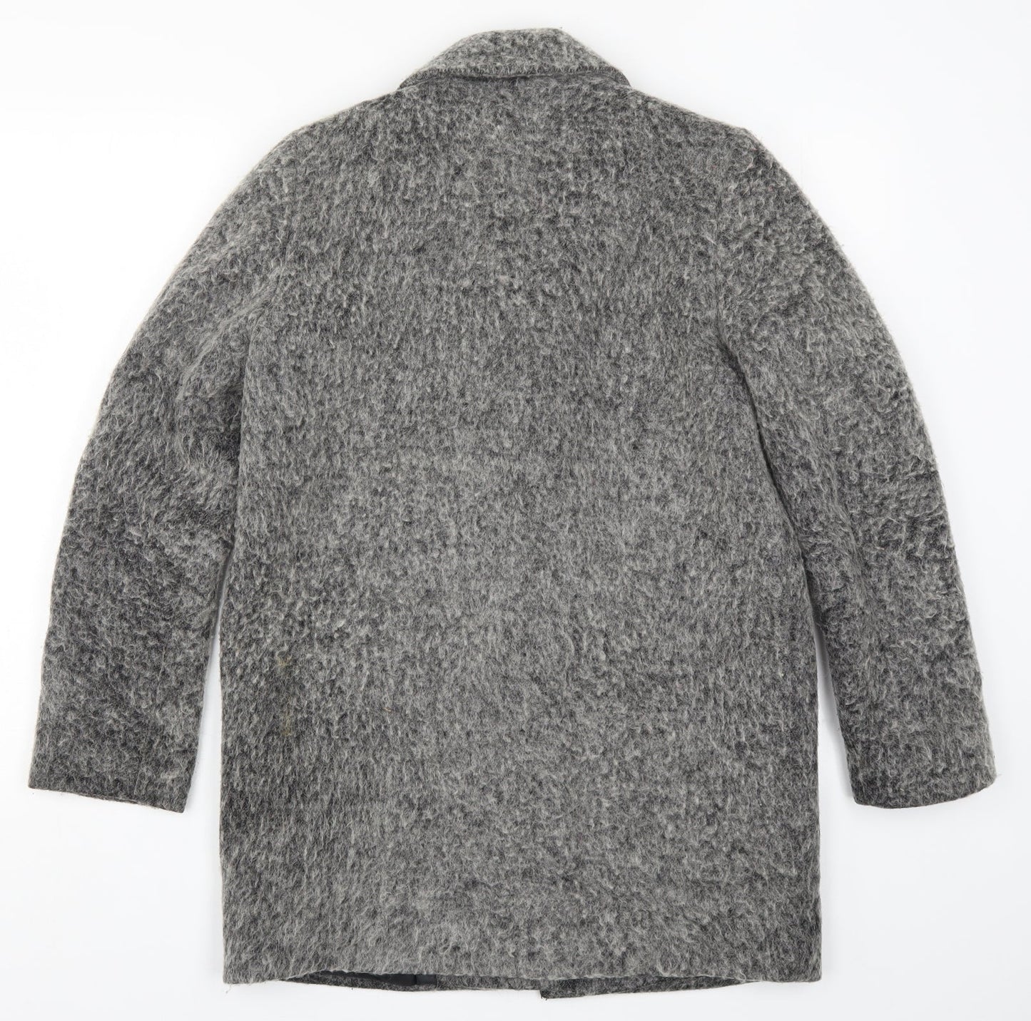Monki Womens Grey   Pea Coat Coat Size S
